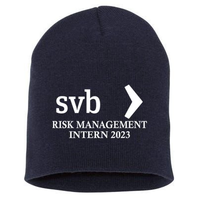 SVB Risk Management Intern Department Dept Team 2023 Short Acrylic Beanie