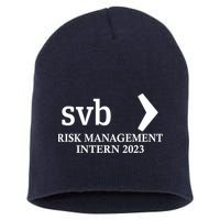 SVB Risk Management Intern Department Dept Team 2023 Short Acrylic Beanie