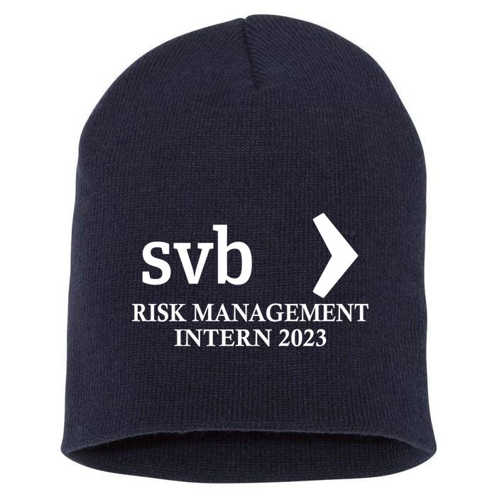 SVB Risk Management Intern Department Dept Team 2023 Short Acrylic Beanie