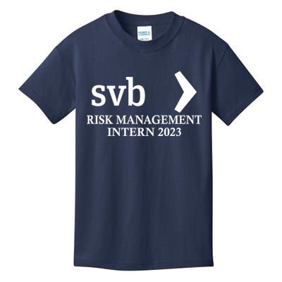 SVB Risk Management Intern Department Dept Team 2023 Kids T-Shirt