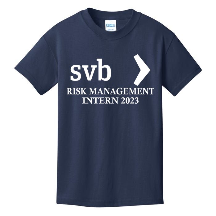 SVB Risk Management Intern Department Dept Team 2023 Kids T-Shirt