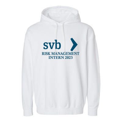 SVB Risk Management Intern Department Dept Team 2023 Garment-Dyed Fleece Hoodie