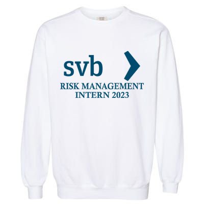 SVB Risk Management Intern Department Dept Team 2023 Garment-Dyed Sweatshirt