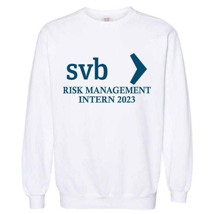 SVB Risk Management Intern Department Dept Team 2023 Garment-Dyed Sweatshirt