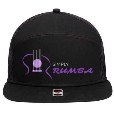 Simply Rumba Merchandise 7 Panel Mesh Trucker Snapback Hat