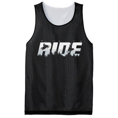 Snowmobile Ride Motor Sled Racing Winter Mountain Sports Fan Mesh Reversible Basketball Jersey Tank