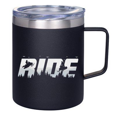 Snowmobile Ride Motor Sled Racing Winter Mountain Sports Fan 12oz Stainless Steel Coffee Mug