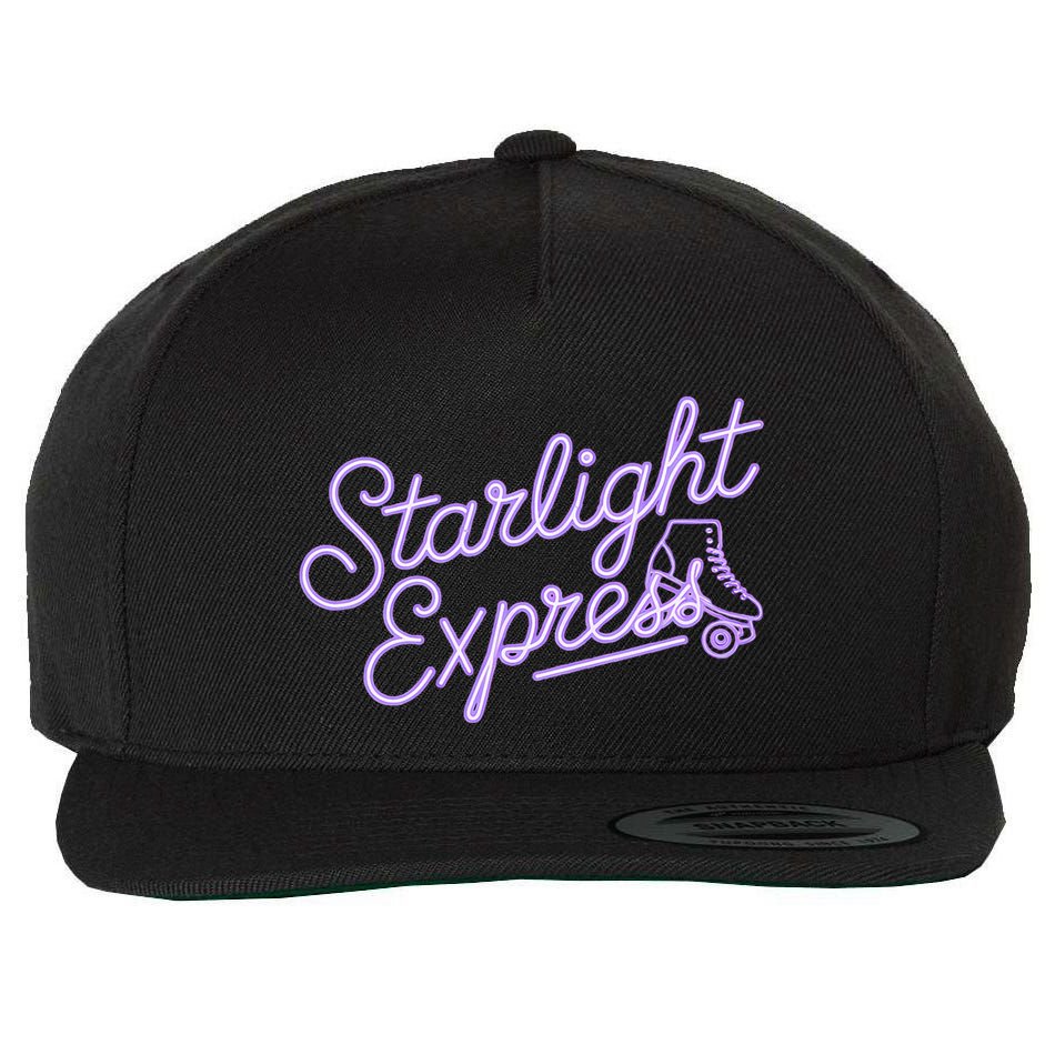 Starlight Retro Musical Theater Express Broadway Theatre Wool Snapback Cap