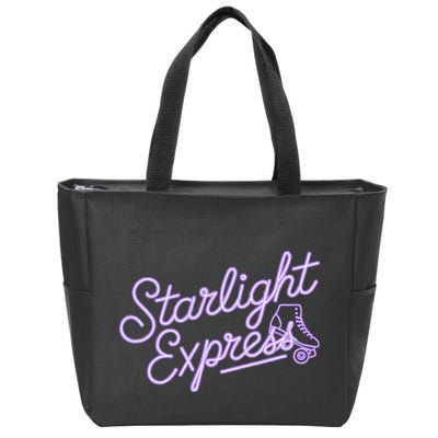 Starlight Retro Musical Theater Express Broadway Theatre Zip Tote Bag