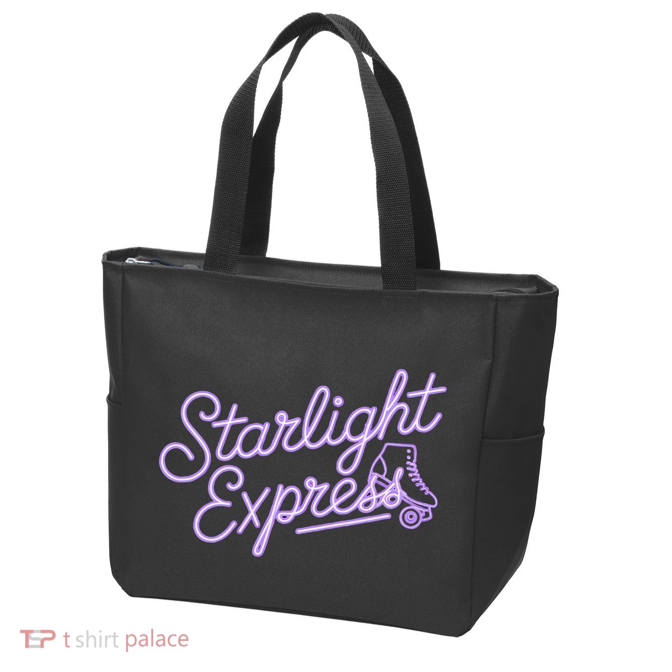 Starlight Retro Musical Theater Express Broadway Theatre Zip Tote Bag
