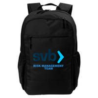 SVB Risk Management Team Funny Svb Backpack
