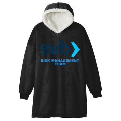 SVB Risk Management Team Funny Svb Hooded Wearable Blanket