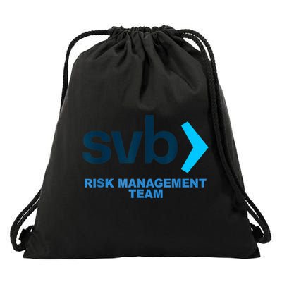 SVB Risk Management Team Funny Svb Drawstring Bag