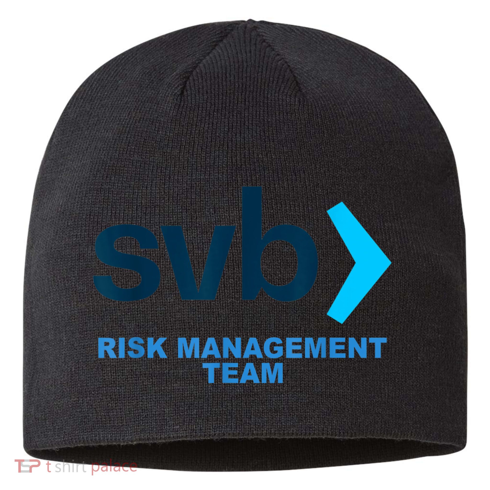 SVB Risk Management Team Funny Svb Sustainable Beanie