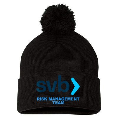SVB Risk Management Team Funny Svb Pom Pom 12in Knit Beanie
