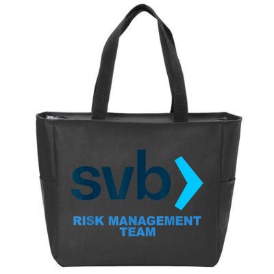 SVB Risk Management Team Funny Svb Zip Tote Bag