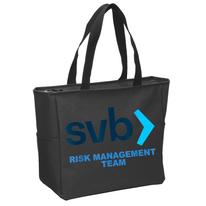 SVB Risk Management Team Funny Svb Zip Tote Bag