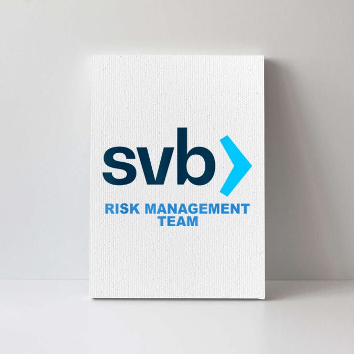 SVB Risk Management Team Funny Svb Canvas