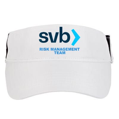 SVB Risk Management Team Funny Svb Adult Drive Performance Visor