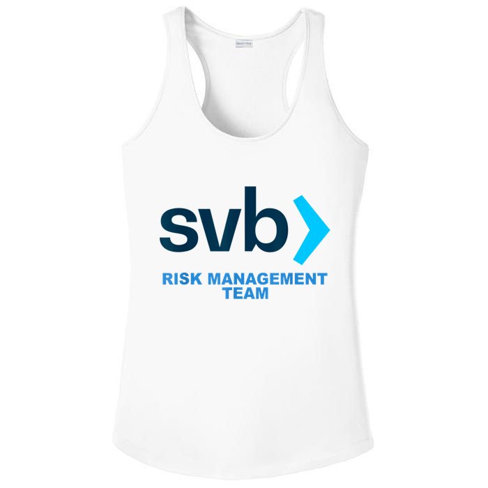 SVB Risk Management Team Funny Svb Ladies PosiCharge Competitor Racerback Tank