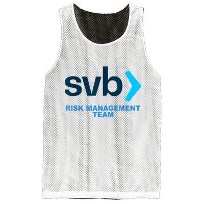SVB Risk Management Team Funny Svb Mesh Reversible Basketball Jersey Tank