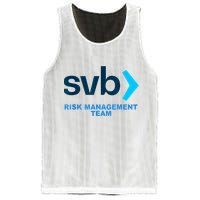 SVB Risk Management Team Funny Svb Mesh Reversible Basketball Jersey Tank