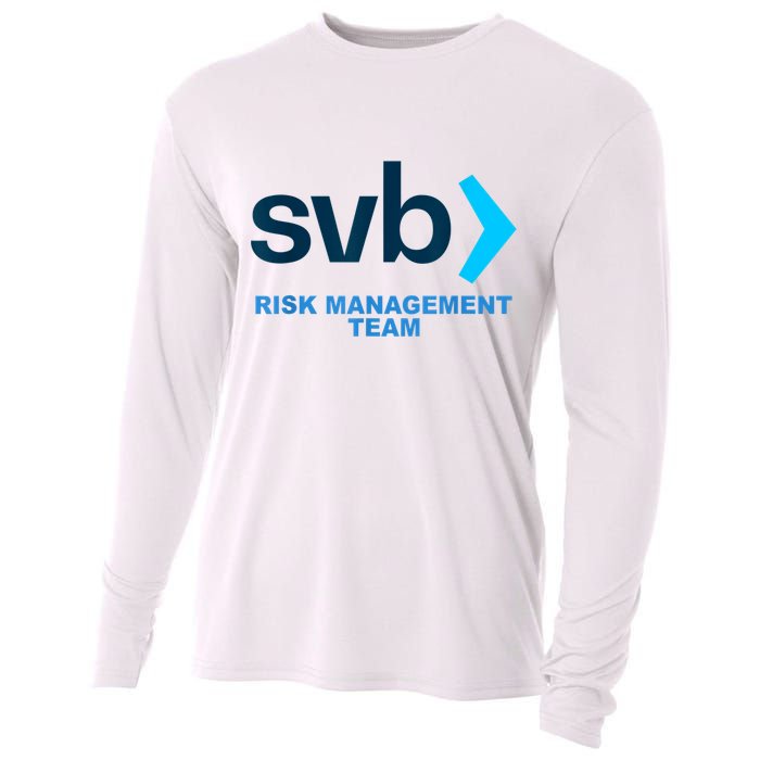 SVB Risk Management Team Funny Svb Cooling Performance Long Sleeve Crew