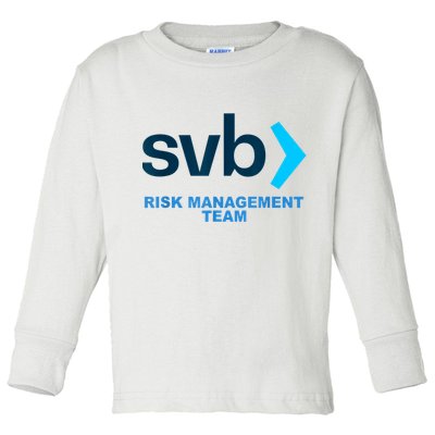 SVB Risk Management Team Funny Svb Toddler Long Sleeve Shirt