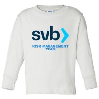 SVB Risk Management Team Funny Svb Toddler Long Sleeve Shirt
