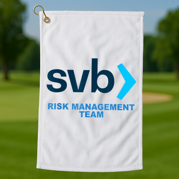 SVB Risk Management Team Funny Svb Golf Towel