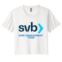 SVB Risk Management Team Funny Svb Crop Top