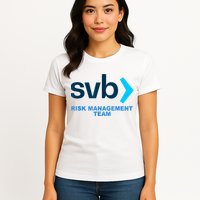 SVB Risk Management Team Funny Svb Womens T-Shirt