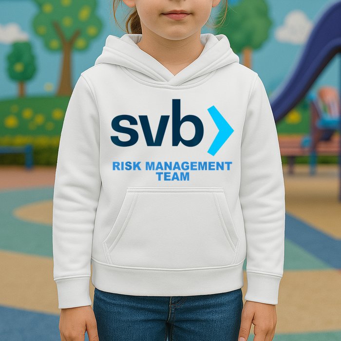 SVB Risk Management Team Funny Svb Kids Hoodie