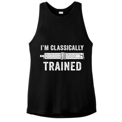 Slide Rule Mechanical Analog IM Classically Trained Gift Ladies PosiCharge Tri-Blend Wicking Tank