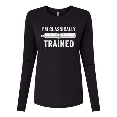 Slide Rule Mechanical Analog IM Classically Trained Gift Womens Cotton Relaxed Long Sleeve T-Shirt