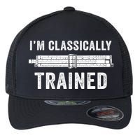 Slide Rule Mechanical Analog IM Classically Trained Gift Flexfit Unipanel Trucker Cap