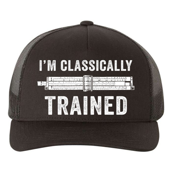 Slide Rule Mechanical Analog IM Classically Trained Gift Yupoong Adult 5-Panel Trucker Hat