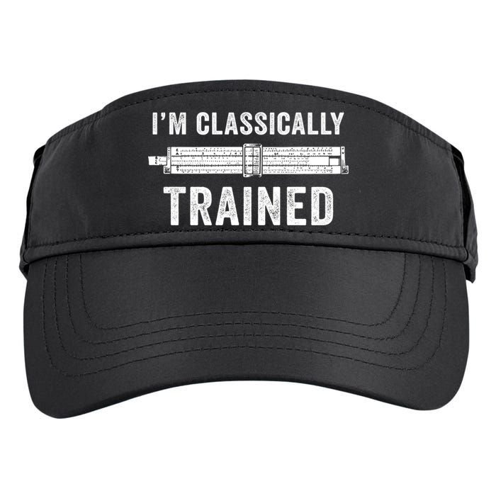 Slide Rule Mechanical Analog IM Classically Trained Gift Adult Drive Performance Visor