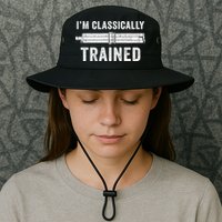 Slide Rule Mechanical Analog IM Classically Trained Gift Bucket Hat