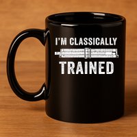 Slide Rule Mechanical Analog IM Classically Trained Gift 11oz C Handle Ceramic Mug