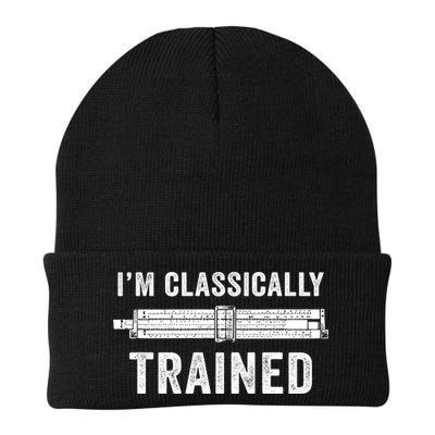 Slide Rule Mechanical Analog IM Classically Trained Gift Knit Cap Winter Beanie