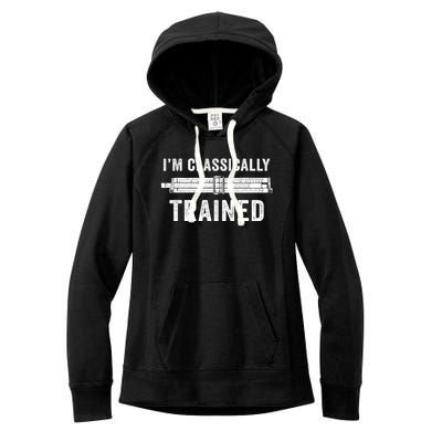 Slide Rule Mechanical Analog IM Classically Trained Gift Women's Fleece Hoodie