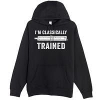 Slide Rule Mechanical Analog IM Classically Trained Gift Premium Pullover Hoodie