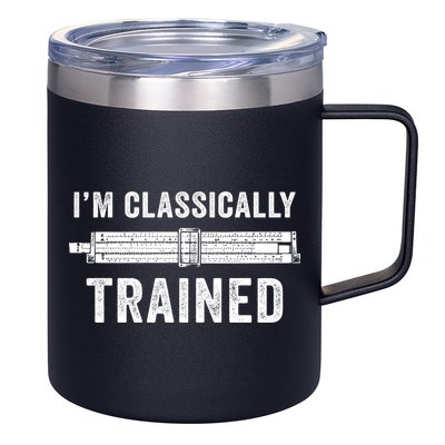 Slide Rule Mechanical Analog IM Classically Trained Gift 12oz Stainless Steel Coffee Mug