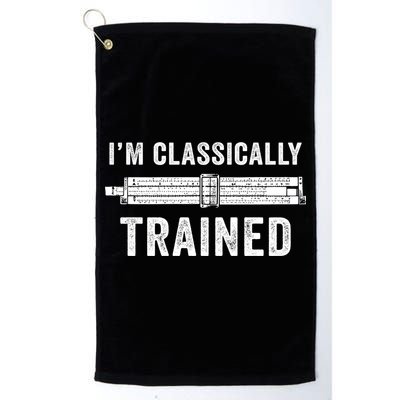 Slide Rule Mechanical Analog IM Classically Trained Gift Golf Towel