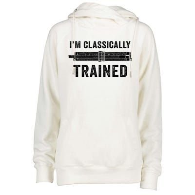 Slide Rule Mechanical Analog IM Classically Trained Gift Womens Funnel Neck Pullover Hood