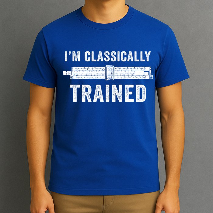 Slide Rule Mechanical Analog IM Classically Trained Gift T-Shirt