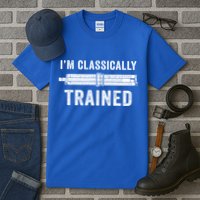 Slide Rule Mechanical Analog IM Classically Trained Gift Tall T-Shirt