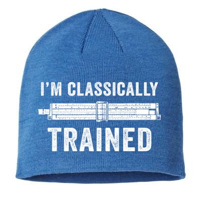 Slide Rule Mechanical Analog IM Classically Trained Gift Sustainable Beanie