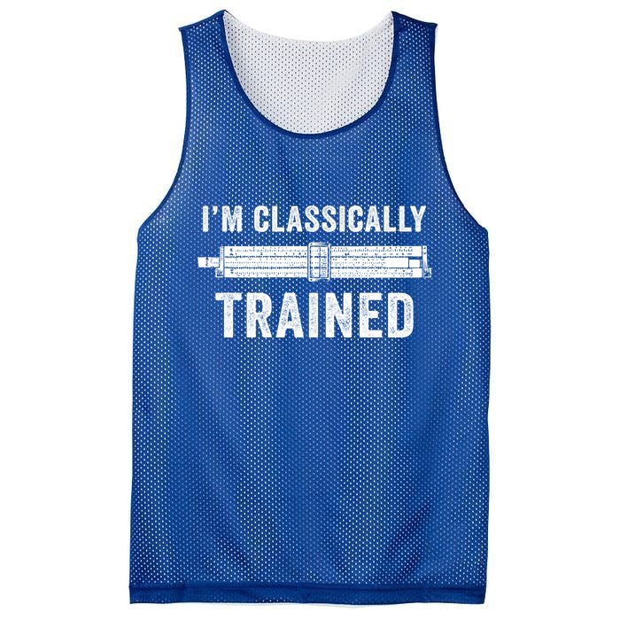 Slide Rule Mechanical Analog IM Classically Trained Gift Mesh Reversible Basketball Jersey Tank